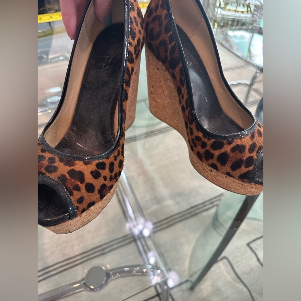 Jimmy Choo leap are wedges 38